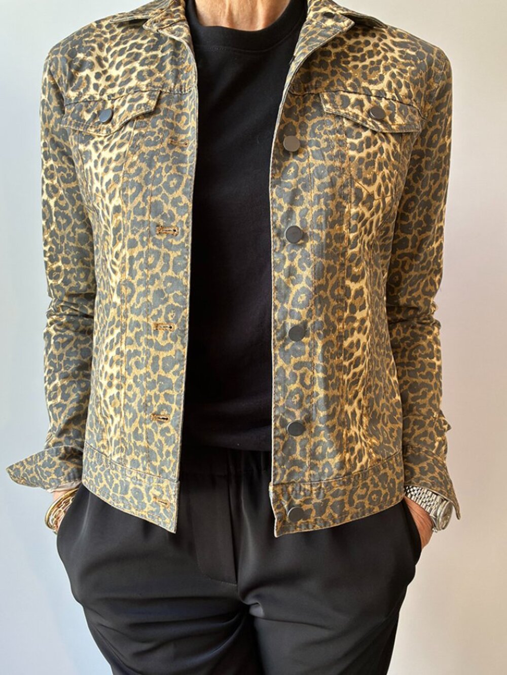 ATM Anthony Thomas Melillo  Shacket / Leopard Jacket in excellent condition